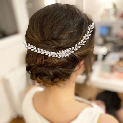 Simple Wind Angel's Wings Hair Ornaments Bride's Headdress Diamond Hair Combs