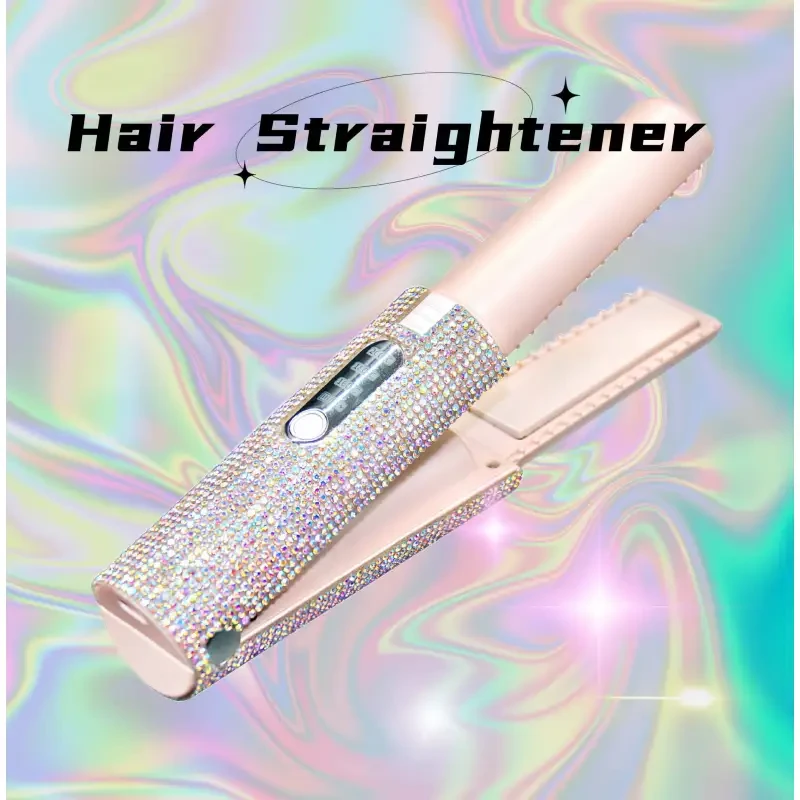 2-In-1 Electric USB Hair Straightening Brush