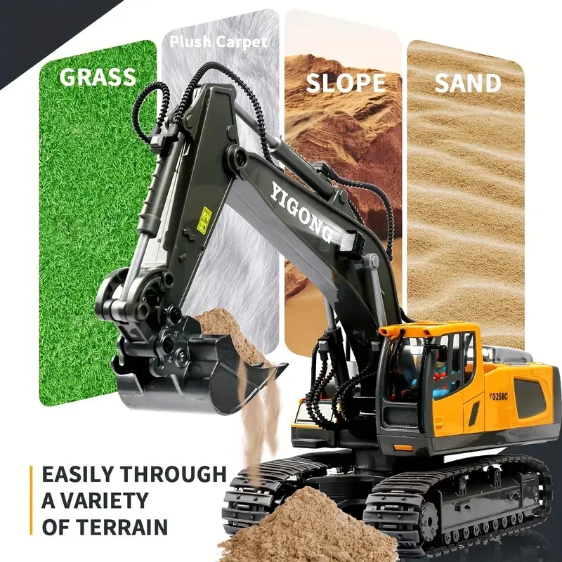 RC Construction Toys with Metal Shovel