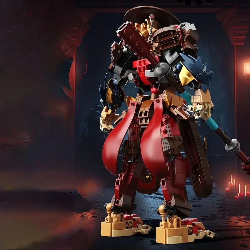 MOC Cool Style Mecha Warrior Assembly Toy