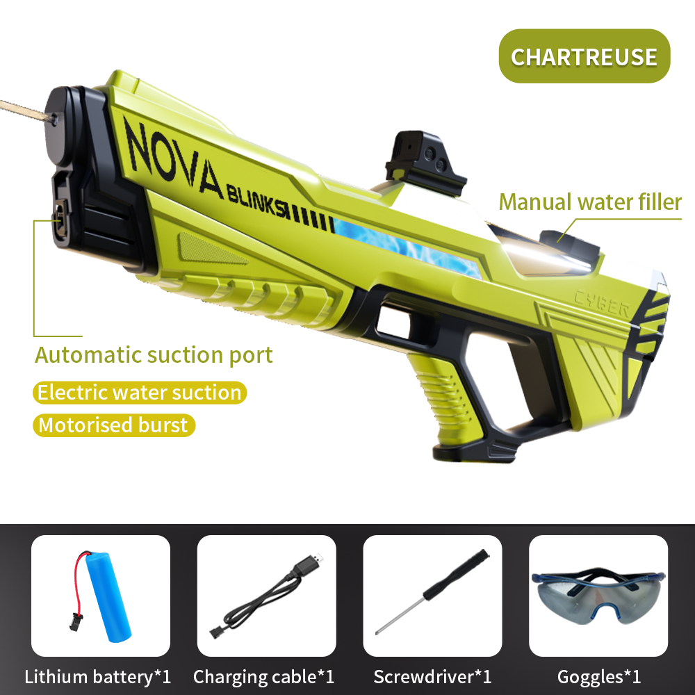 Extra Large Electric Water Gun Toy - High-Pressure Automatic Water Spray