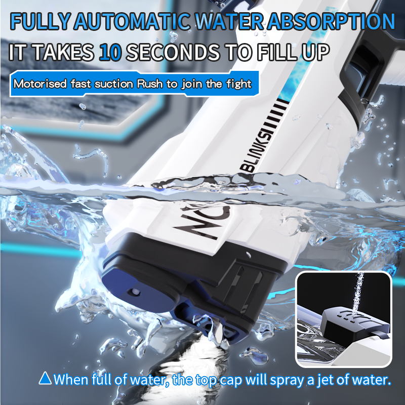 Extra Large Electric Water Gun Toy - High-Pressure Automatic Water Spray