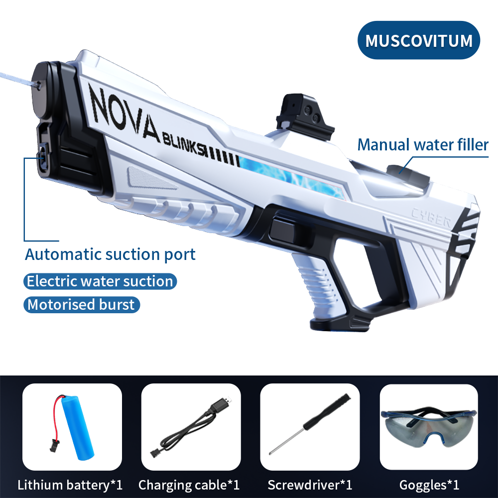 Extra Large Electric Water Gun Toy - High-Pressure Automatic Water Spray
