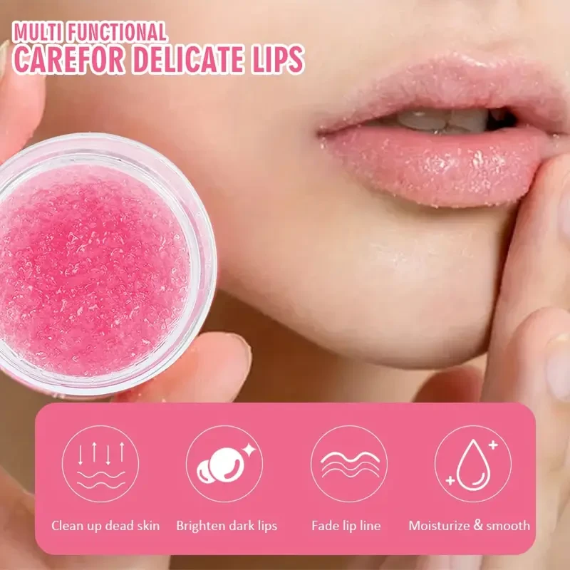 Raspberry-Flavored Lip Scrub