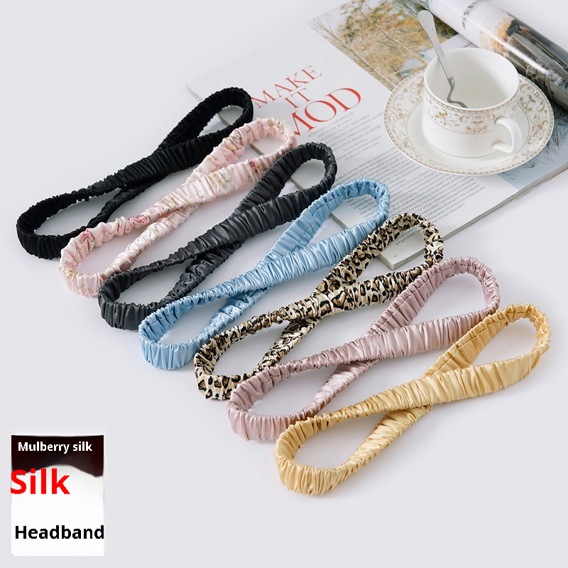 Silk Head Accessories All-match Elastic Rubber Band For Face Washing