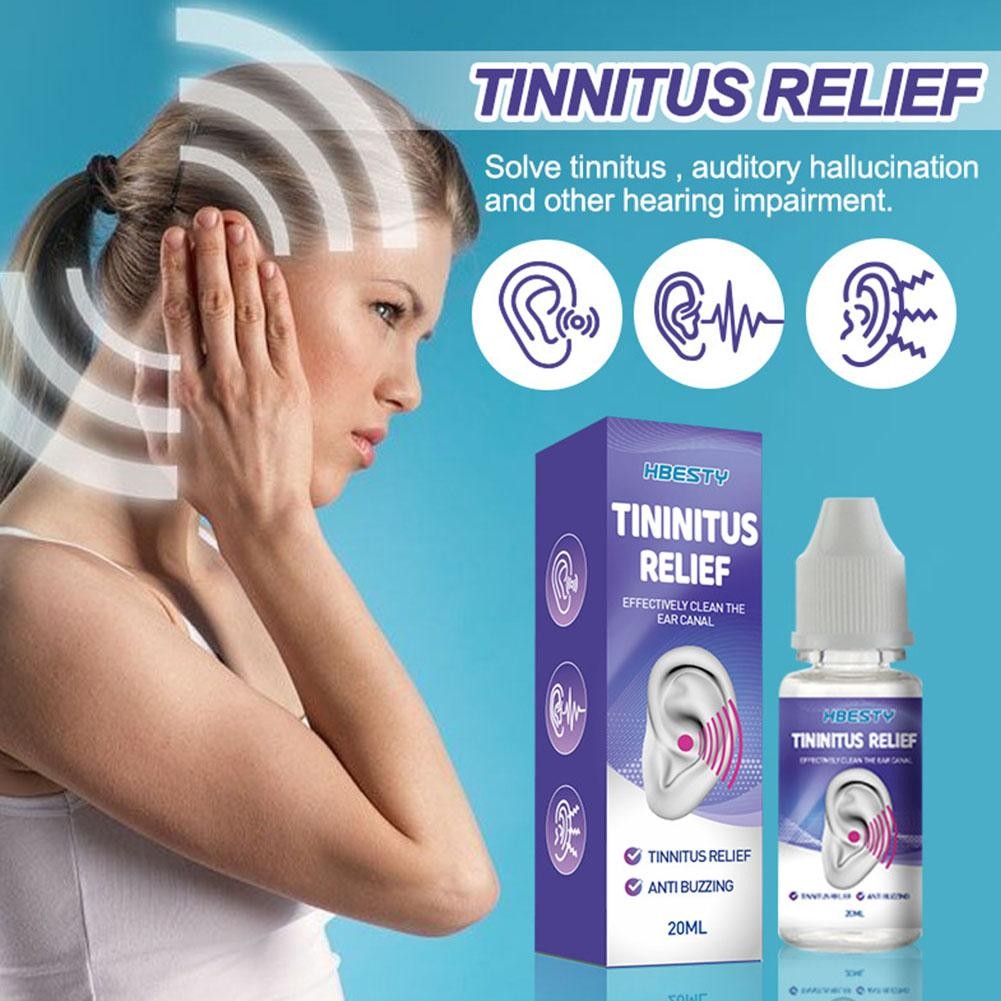 Ear Ringing Relieving Drops - Soften Earwax, Canal Blockage, Earache, and Tinnitus Treatment