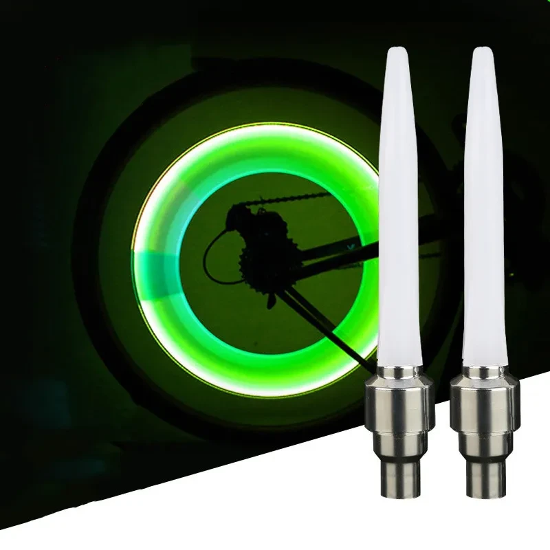 Night Vision Electric Car Hot Wheels Pattern Bicycle Light Battery Car Bicycle Flashing Wildfire Tire Valve Light