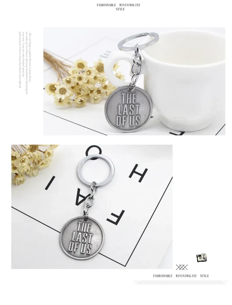 Survivor Badge Logo Alloy Key Chain