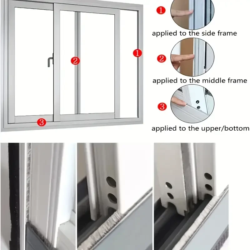 5m Self-Adhesive Door and Window Sealing Strip