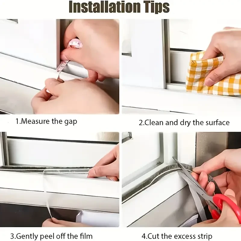 5m Self-Adhesive Door and Window Sealing Strip