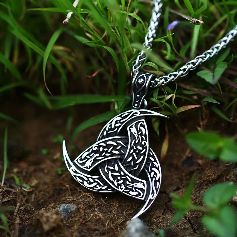 New Viking Totem Celtic Knot Stainless Steel Pendant