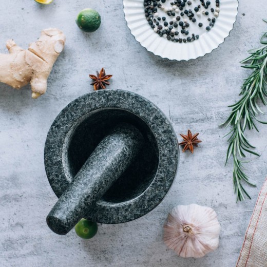 Masher Kitchen Manual Grinder Medicine Pestle Garlic Masher Garlic Mortar