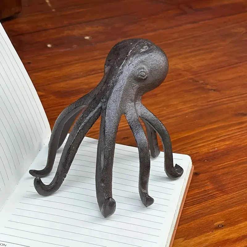 Cast Iron Octopus Phone Holder