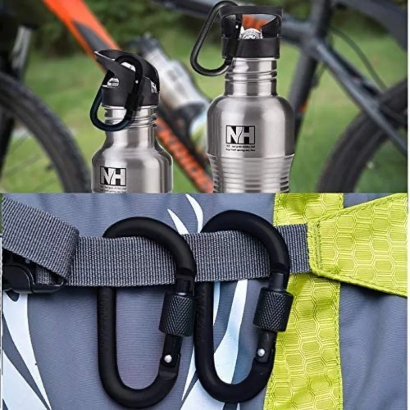 Bold No. 8 Aluminum Alloy D Type Carabiner - 8CM