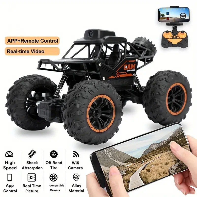 720P Camera Wifi Remote Control Car with Gravity Sensing and Wireless Climbing Capability for Mobile Phone Control and Photo Recording