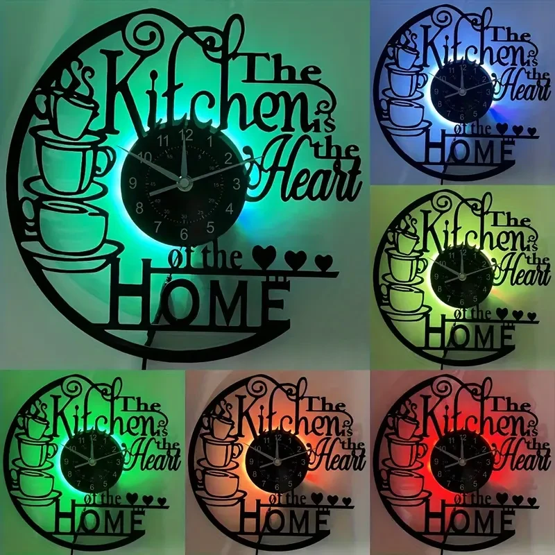 1pc Vinyl Record Wall Clock