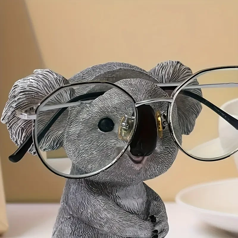 1pc Adorable Koala Resin Glasses Holder