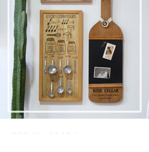 Creative Home Stay Coffee Shop Kitchen Decoration Wall Hanging