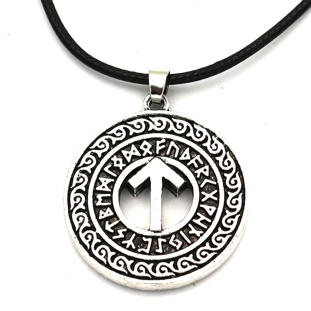 Viking Rune Metal Necklace European And American Popular Jewelry