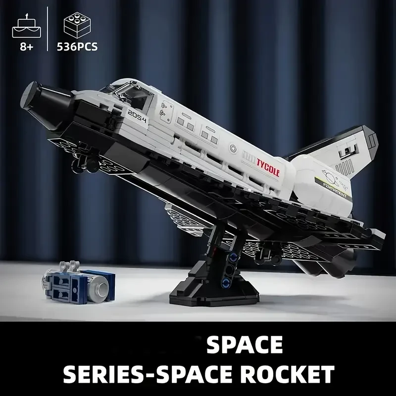 a Spaceship Model Building Set, Semi-Transparent Mechanical Airplane Model