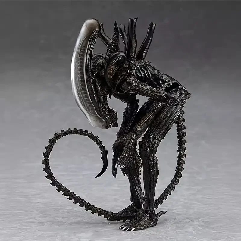 Black PVC Alien Articulated Joint Action Figure