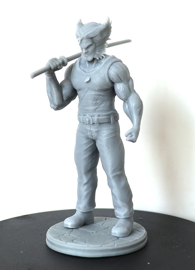 1/24 75mm & 1/18 100mm Resin Model Kits - Werewolf Man Warrior Figure Unpainted No Color
