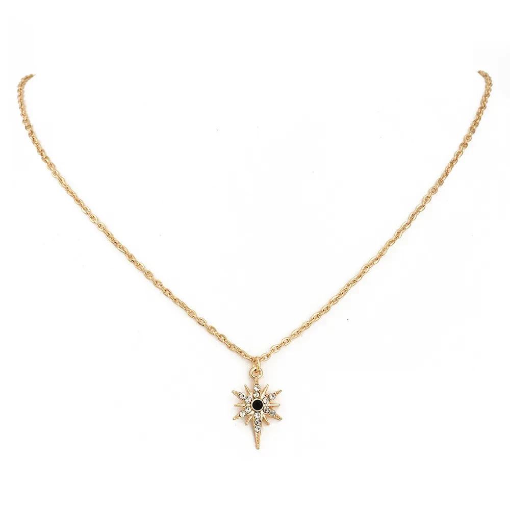 Simple Diamond Starlight Pendant Women's Necklace