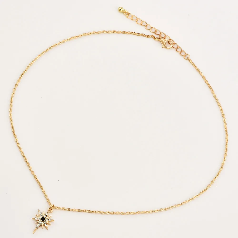 Simple Diamond Starlight Pendant Women's Necklace