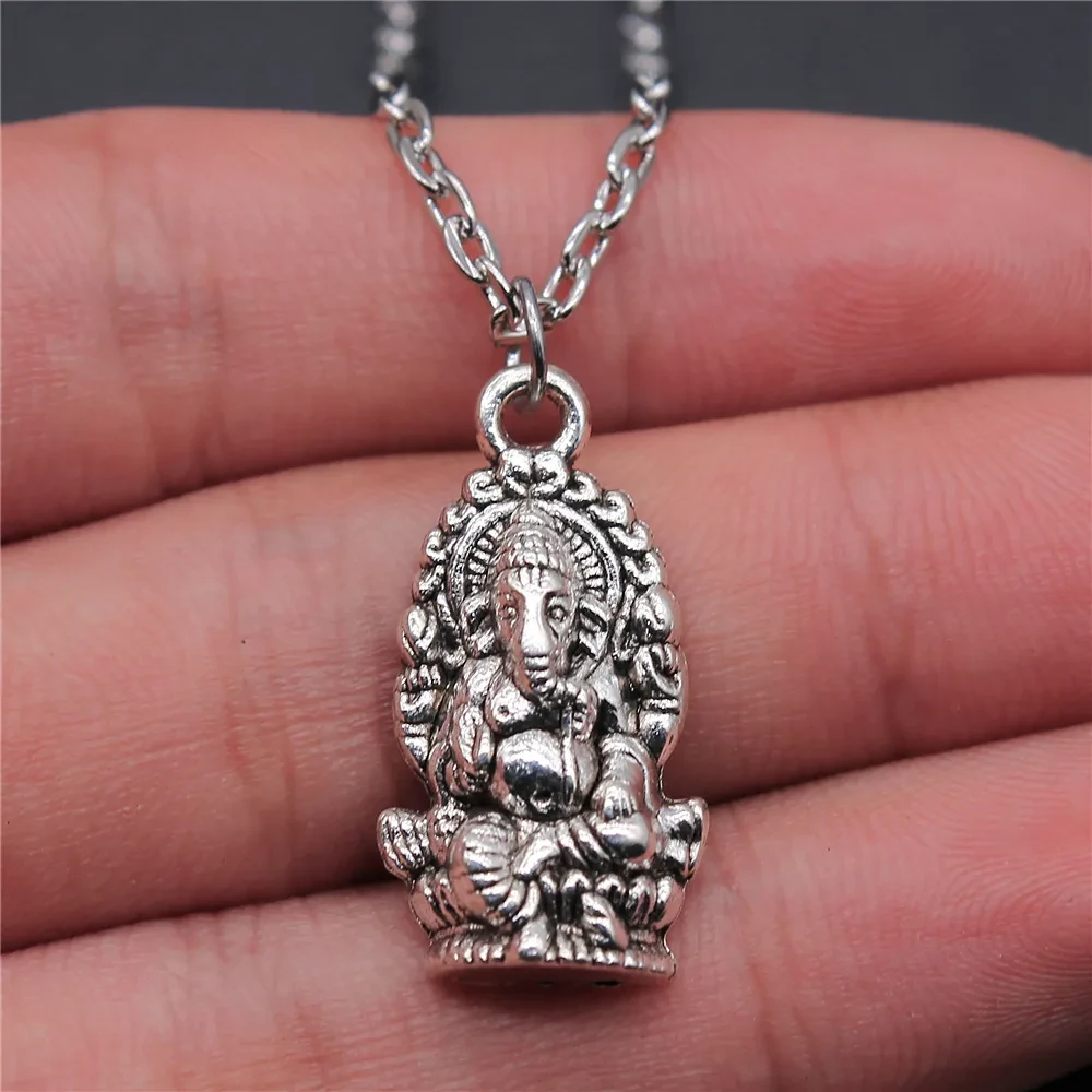 Simple Personality Clavicle Chain Elephant Pendant