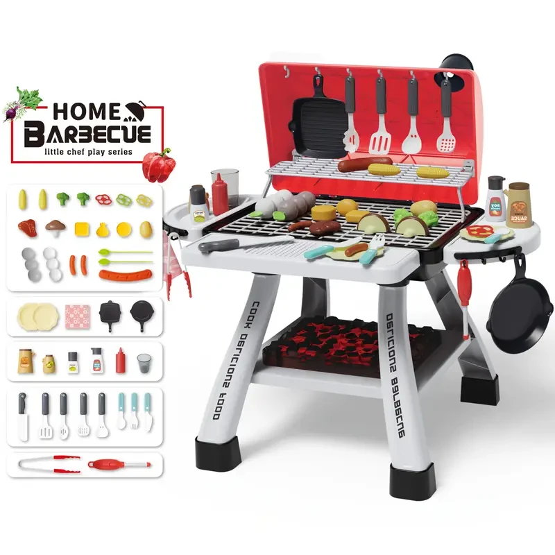 UKBOO BBQ Grill Playset for Youngsters