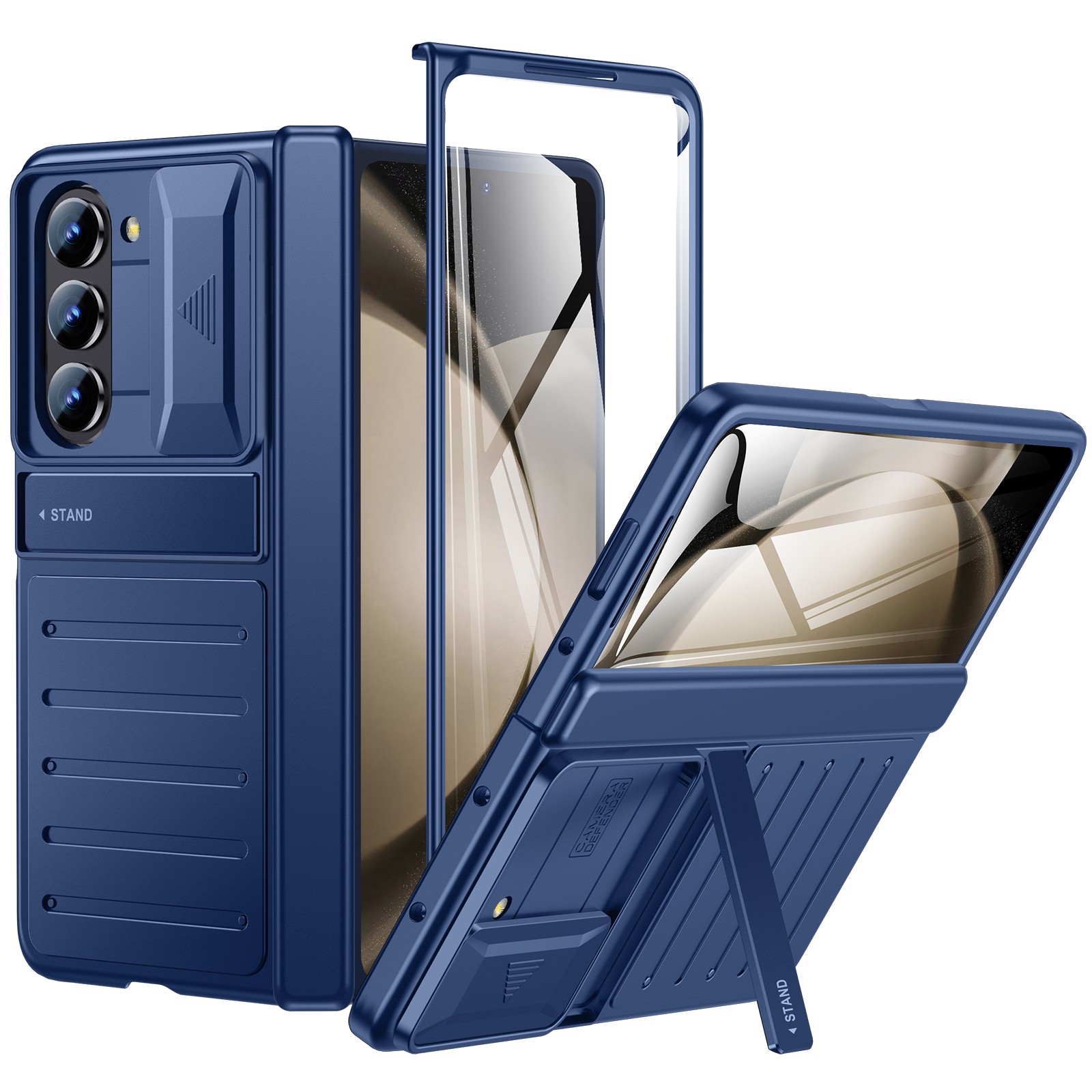 Samsung Galaxy Z Fold 5 Slim Case - Full Body Hinge Protection with Slide Camera Cover