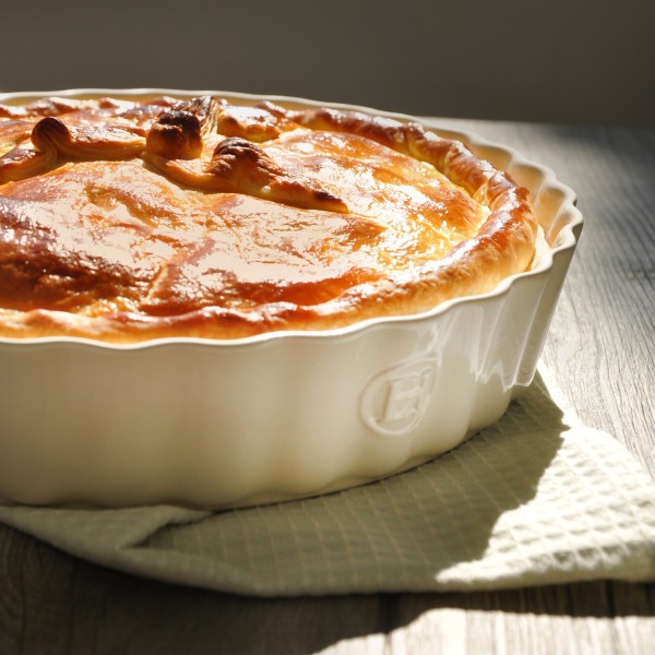 Deep Flan Dish 24 cm - Cedar - Emile Henry