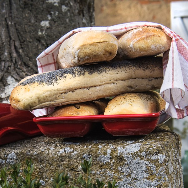 Ciabatta Bread Baker - Burgundy - Emile Henry