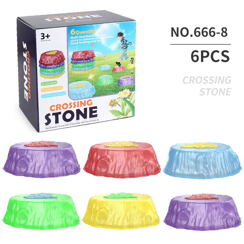 Kindergarten Indoor And Outdoor Sensory Training Balance Equipment Children's Foot Over Bridge Stone Sports Toys