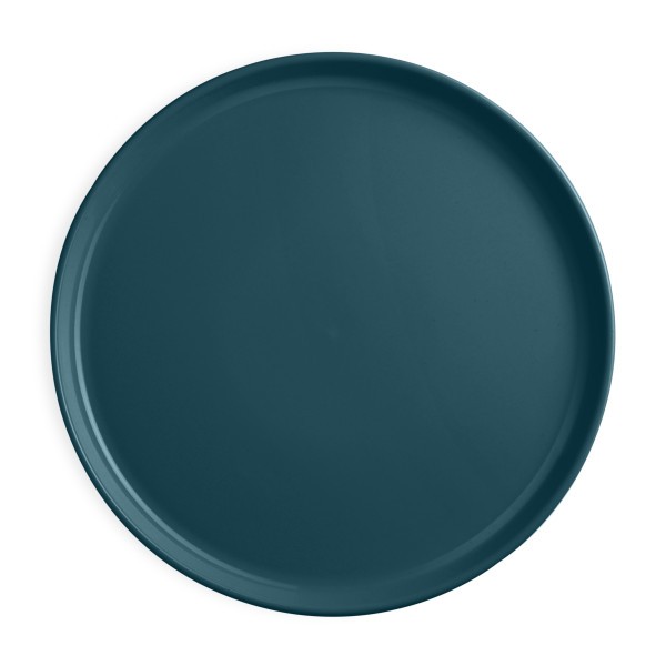 Large Plate 25cm - Blue Flame/Ivory - Emile Henry