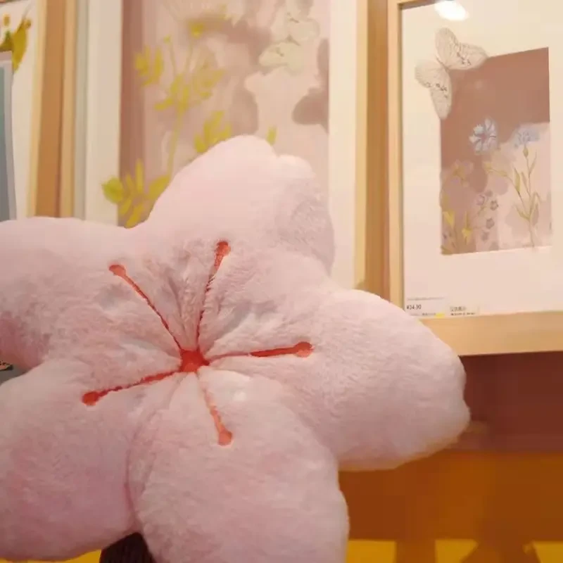 Cherry Blossom Plush Cushion