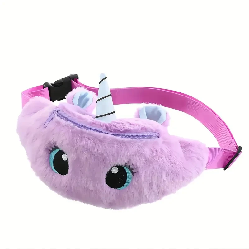 Everyday Comfort, Girls' Unicorn Plush Fanny Pack