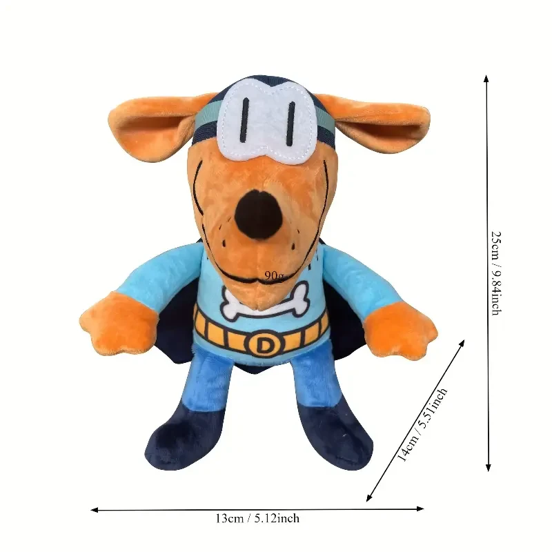 Super Large Superhero Dog Plush Toy