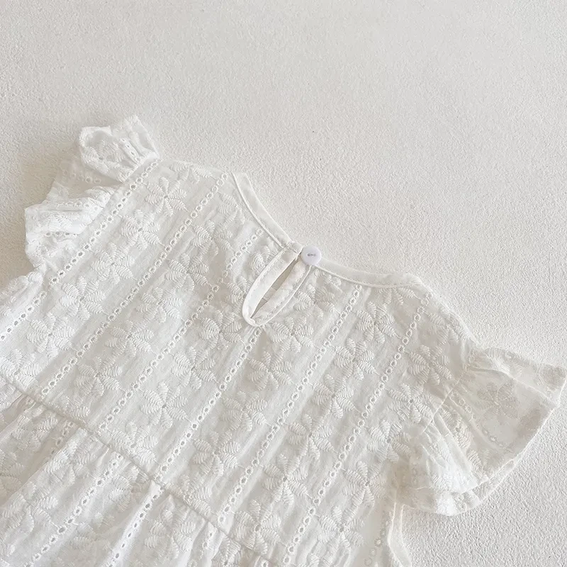 Cotton Lace Breathable Jumpsuit Baby Girl