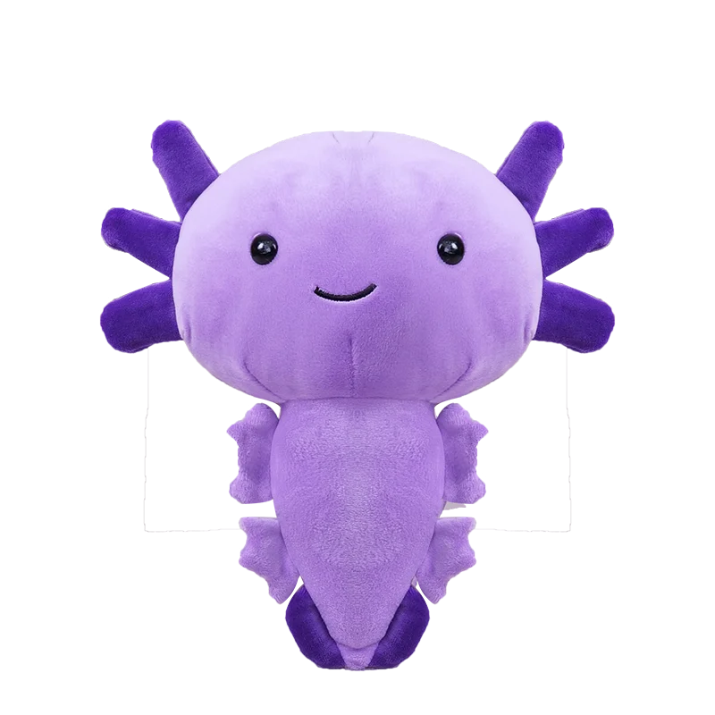 Cute Axolotl Plush Toy - Soft Stuffed Animal Salamander Plush Pillow for Kids