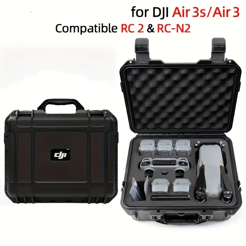 for DJI Air 3S/Air 3 Rigid Carrying Case, durable polyamide with foam filling