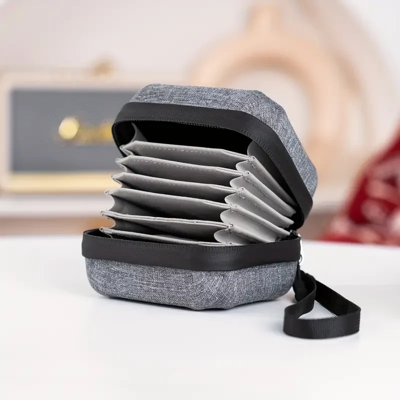 JJC Compact 10-Pocket Circular Filter Storage Case