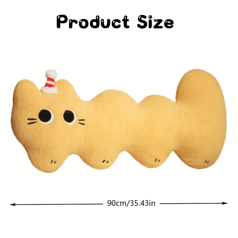 89.99 cm Cloud Cat Long Throw Pillow
