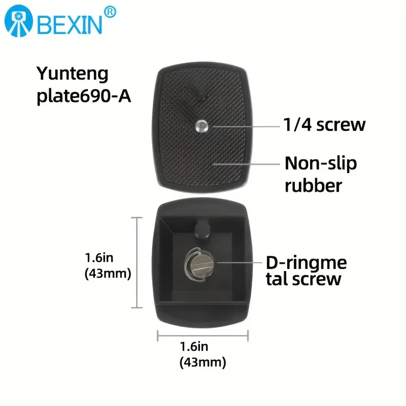 Universal DSLR Quick Release Plate