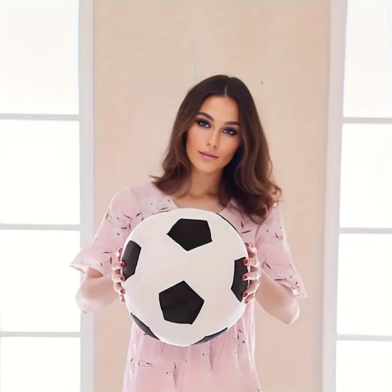 24.89cm Soccer Ball Plush Pillow