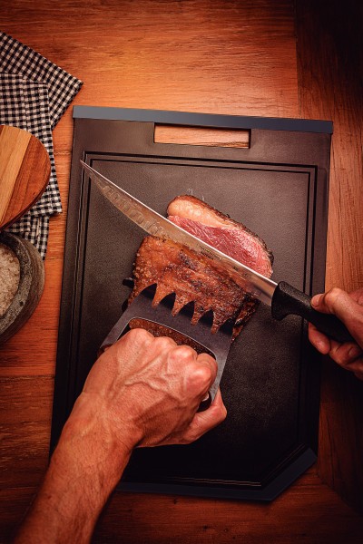 Churrasco Black Barbecue Cutting Board 43x30cm - Tramontina