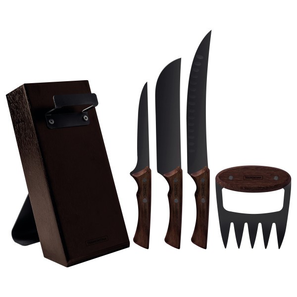 Churrasco Black Barbecue Set 5 Piece - Tramontina
