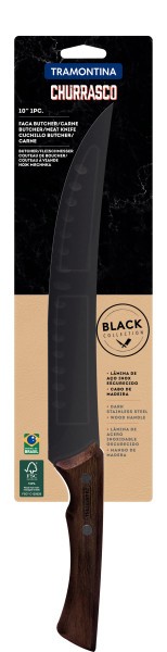 Churrasco Black Collection Butcher Knife, 10", 24cm - Tramontina