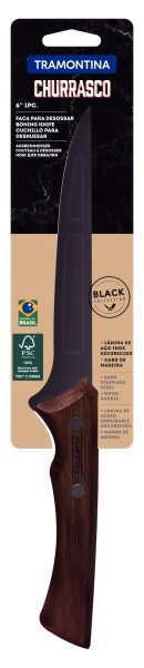 Churrasco Black Collection Boning Knife 6", 15cm - Tramontina