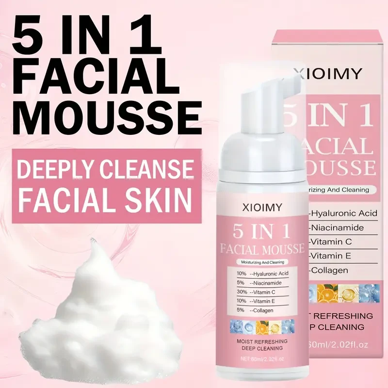 XIOIMY Face Wash - 60ml 5-in-1 Facial Cleanser